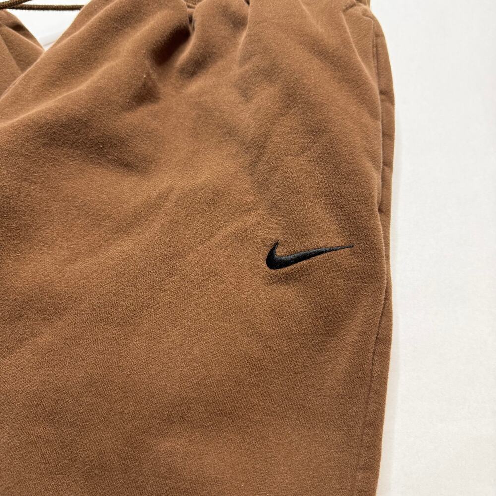 Nike Brown Fleece jogger pants size medium - Picture 2 of 8